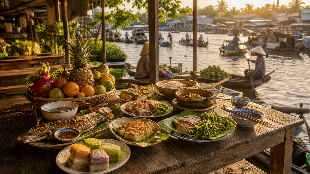 Tour Cần Thơ 1 Ngày – Chợ Nổi Cái Răng, Cồn Sơn & Đền Vua Hùng